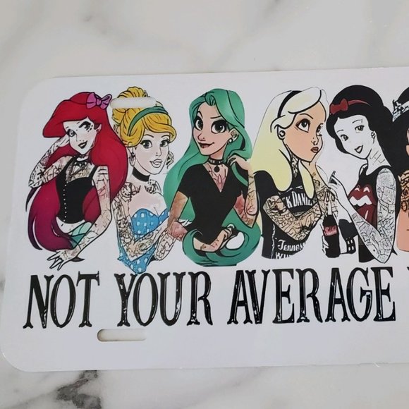 Not Your Average Princess License Plate - Picture 3 of 5